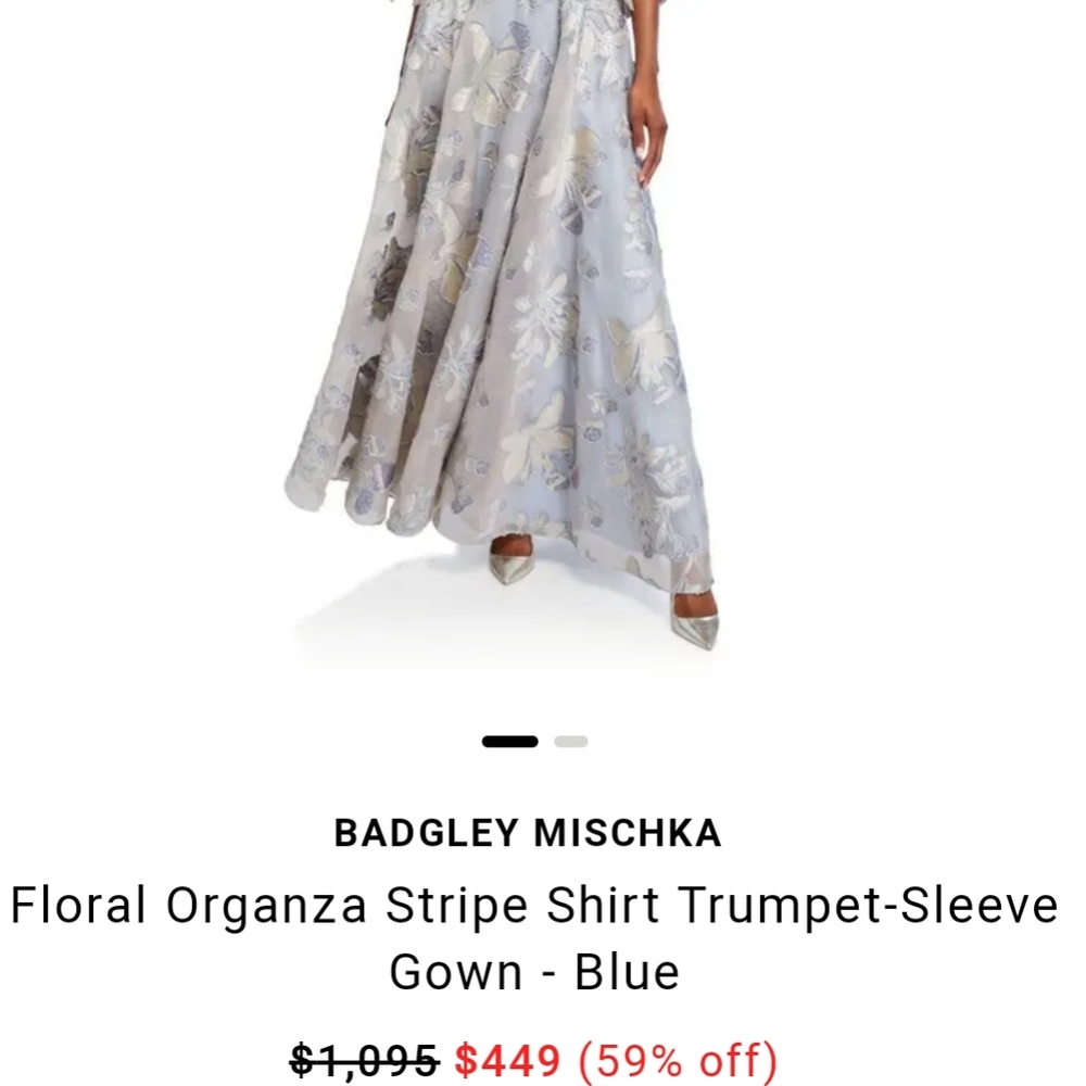 Badgley Mischka Gown - Picture 6 of 17